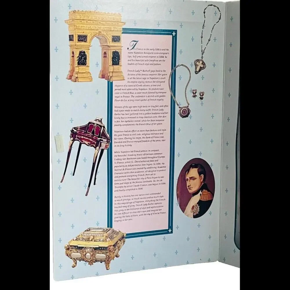 Vintage French Lady Barbie Collector Edition The Great Eras 12 Inch Doll  1996 - Picture 4 of 9